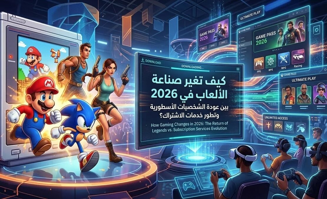 كيف تغير صناعة الألعاب في 2026 بين عودة الشخصيات الأسطورية وتطور خدمات الاشتراك؟